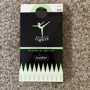 Dance Stirrup Tights Black AS